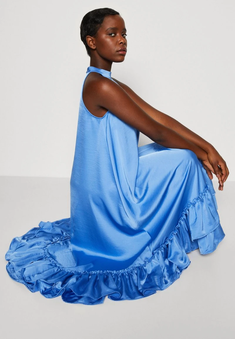 YASELEANOR HALTERNECK LONG DRESS - Cocktailkleid/festliches Kleid - Blue Bonnet 4 YASELEANOR HALTERNECK LONG DRESS - Cocktailkleid/festliches Kleid - Blue Bonnet – Bild 4