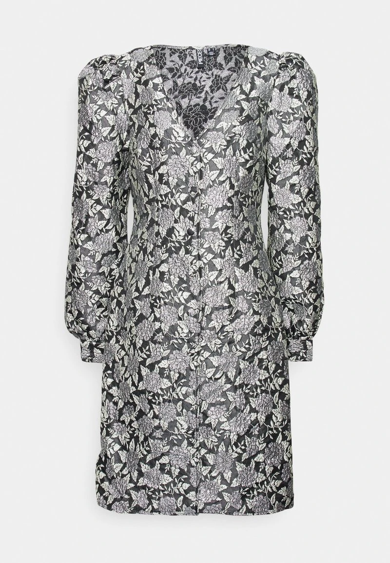 PCMERCY V NECK DRESS - Cocktailkleid/festliches Kleid - Black 6 PCMERCY V NECK DRESS - Cocktailkleid/festliches Kleid - Black – Bild 6