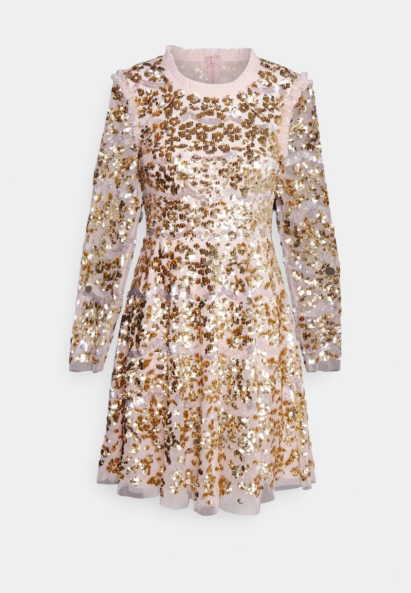 Needle & Thread ALICIA SCALLOP MINI DRESS - Cocktailkleid/festliches Kleid - Petal Pink/gold 5 Needle & Thread ALICIA SCALLOP MINI DRESS - Cocktailkleid/festliches Kleid - Petal Pink/gold – Bild 5