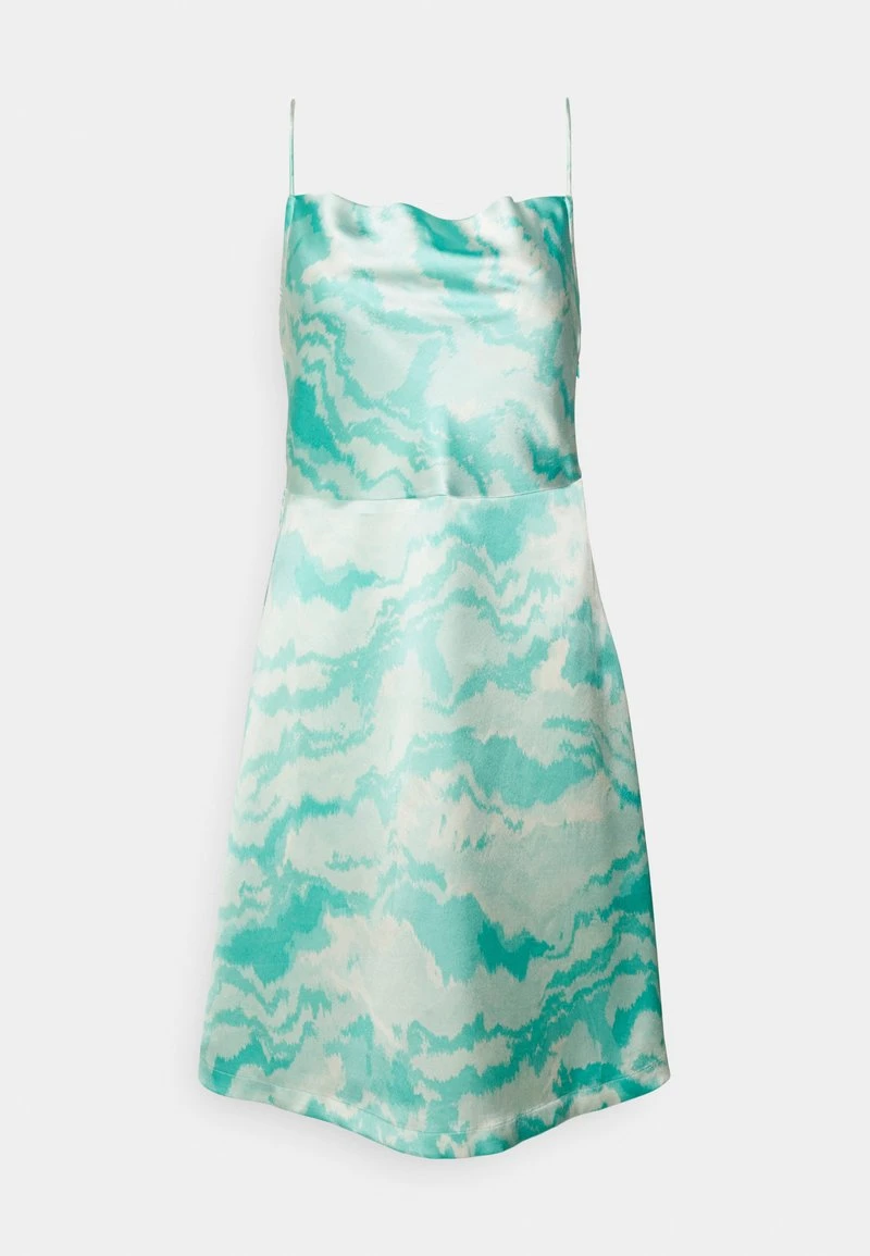 Pieces PCKERRA STRAP SHORT DRESS - Cocktailkleid/festliches Kleid - Blue Atoll/graphic 6 Pieces PCKERRA STRAP SHORT DRESS - Cocktailkleid/festliches Kleid - Blue Atoll/graphic – Bild 6