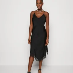 WEEKDAY BONNIE SLIP DRESS - Cocktailkleid/festliches Kleid - Black