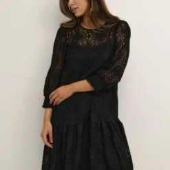 Kaffe KARAULA - Cocktailkleid/festliches Kleid - Black Deep