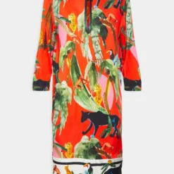 MARC CAIN Cocktailkleid/festliches Kleid - Fire Red -Günstiges Fem Glanz Geschäft 33dac5d8ec6146e1931a91340e5702e1