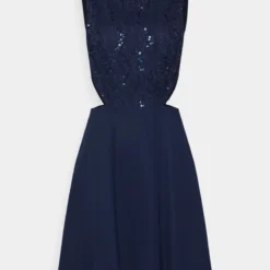 SWING COCKTAIL DRESS - Cocktailkleid/festliches Kleid - Navy -Günstiges Fem Glanz Geschäft 34f713630f814745b08dab0635dc25c9 1