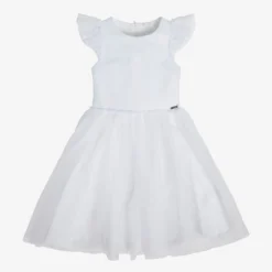 Guess MIT INSATZ - Cocktailkleid/festliches Kleid - Weiß