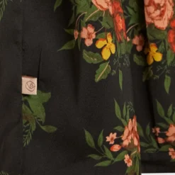 Rosemunde DRESS - Cocktailkleid/festliches Kleid - Black Bouquet Rose Print -Günstiges Fem Glanz Geschäft 35deefcbd480474a8bc81e3921ebee77