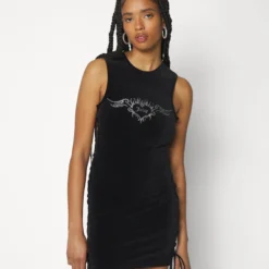 Juicy Couture LATTICE DRESS - Cocktailkleid/festliches Kleid - Black -Günstiges Fem Glanz Geschäft 35ffb92ba17f48e78ad0d134c0ea2dd1