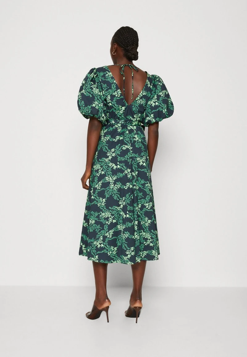 Gestuz OMAIA WRAP DRESS - Cocktailkleid/festliches Kleid - Green 3 Gestuz OMAIA WRAP DRESS - Cocktailkleid/festliches Kleid - Green – Bild 3