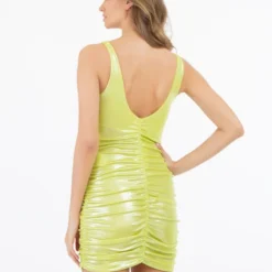 Faina IN METALLIC OPTIK - Cocktailkleid/festliches Kleid - Limette Metallisch -Günstiges Fem Glanz Geschäft 37427b0ac1ca4332977ce4242cec9fd4