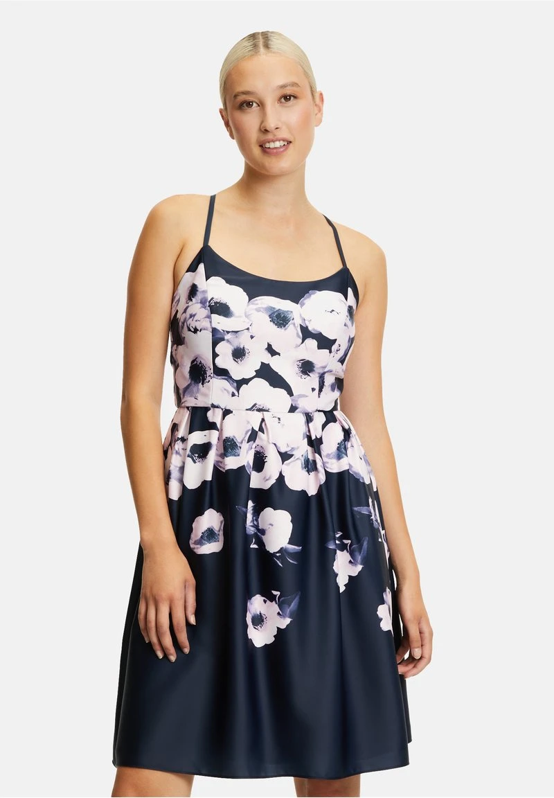 Vera Mont FLEURS - Cocktailkleid/festliches Kleid - Dark Blue Rosé 1 Vera Mont FLEURS - Cocktailkleid/festliches Kleid - Dark Blue Rosé
