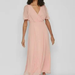 Vila LANGES - Cocktailkleid/festliches Kleid - Coral Cloud