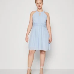 VIMILINA HALTER NECK DRESS - Cocktailkleid/festliches Kleid - Kentucky Blue