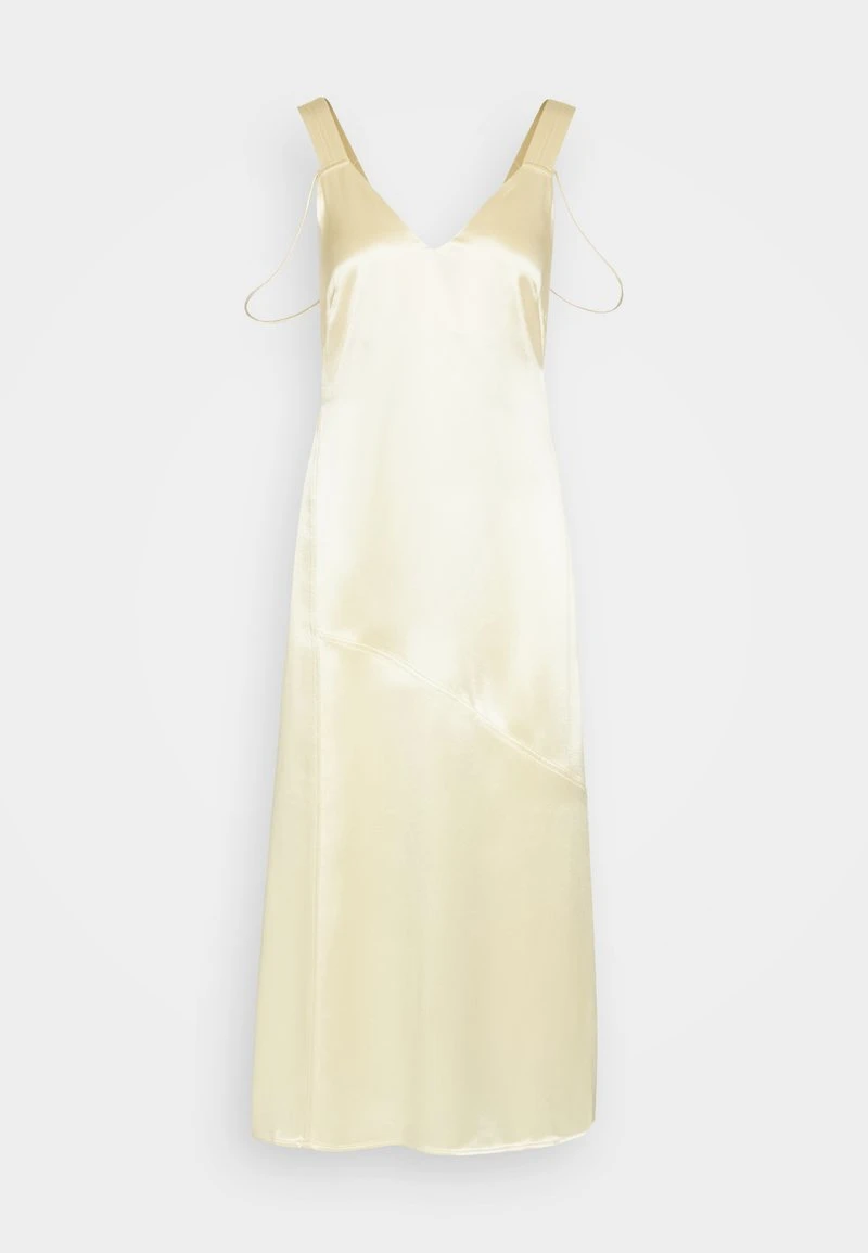 Calvin Klein NAIA WIDE STRAP MIDI SLIP DRESS - Cocktailkleid/festliches Kleid - Buttercream Frost 5 Calvin Klein NAIA WIDE STRAP MIDI SLIP DRESS - Cocktailkleid/festliches Kleid - Buttercream Frost – Bild 5