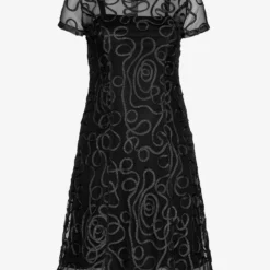 Sheego Cocktailkleid/festliches Kleid - Schwarz -Günstiges Fem Glanz Geschäft 3b236503603c43b98fa422e10b982444
