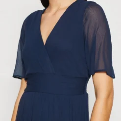 Vero Moda VMMIA S/S 7/8 EXP - Cocktailkleid/festliches Kleid - Navy -Günstiges Fem Glanz Geschäft 3da5af0bbed34f029fdd026f020f000c