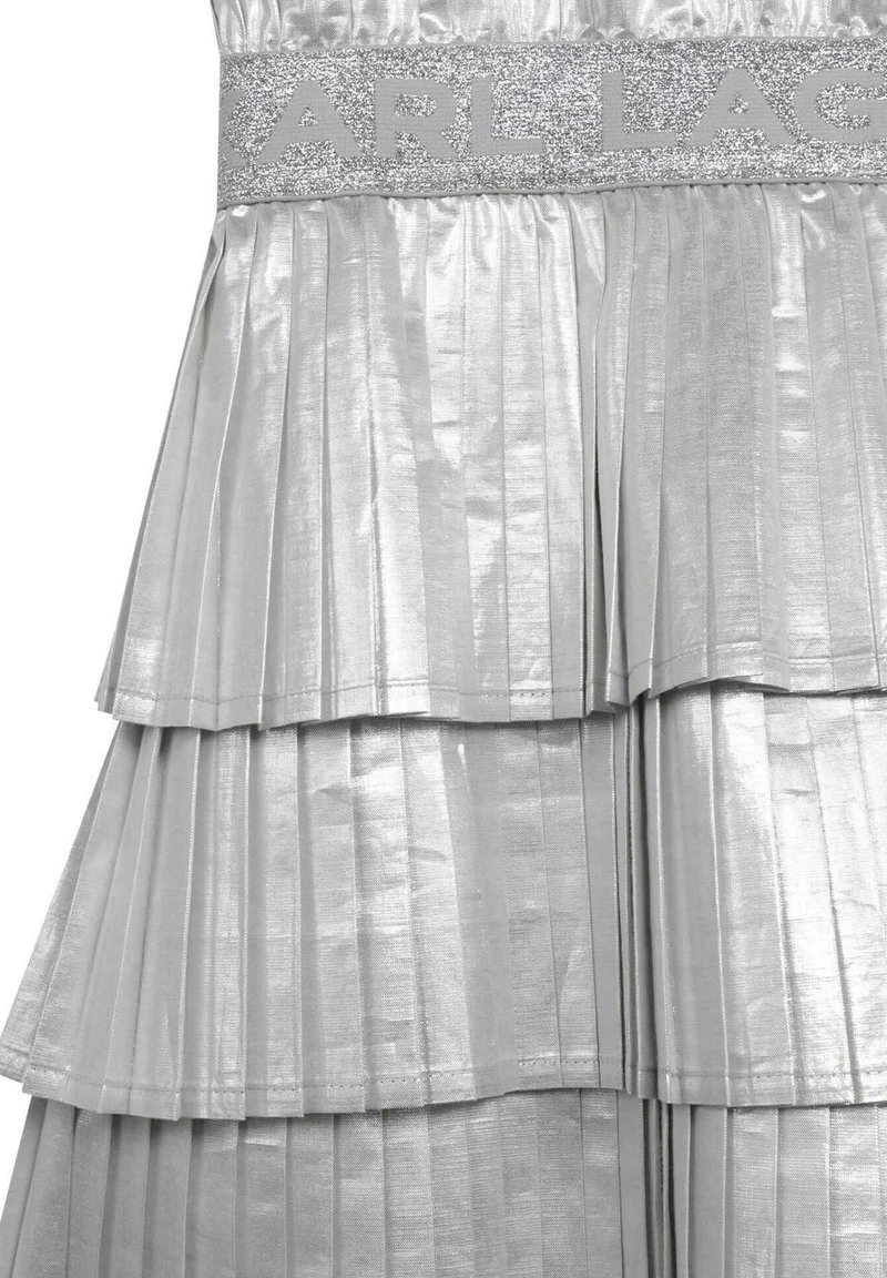 Karl Lagerfeld Kids Cocktailkleid/festliches Kleid - Argent Blanc 3 Karl Lagerfeld Kids Cocktailkleid/festliches Kleid - Argent Blanc – Bild 3