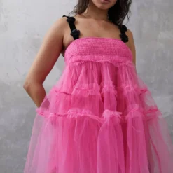 SISTER JANE DREAM MOONLIGHT MEADOW MINI DRESS - Cocktailkleid/festliches Kleid - Pink