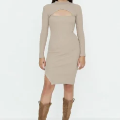 Trendyol Cocktailkleid/festliches Kleid - Beige