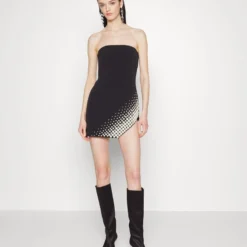 PEARL ASSYM HEM STRAPLESS MINI DRESS - Cocktailkleid/festliches Kleid - Black/white 11 PEARL ASSYM HEM STRAPLESS MINI DRESS - Cocktailkleid/festliches Kleid - Black/white -Günstiges Fem Glanz Geschäft 41cabf8d77734a84ab44079f69c8eacb