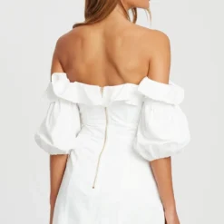 SIERRA - Cocktailkleid/festliches Kleid - White -Günstiges Fem Glanz Geschäft 46f0c45820fa48df947644b6020b40db