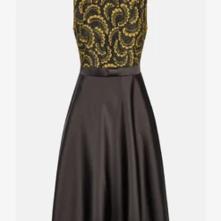 KLEO ELEGANTES ABENDKLEID - Cocktailkleid/festliches Kleid - Schwarz -Günstiges Fem Glanz Geschäft 48245cf330fc4afca5781e51004d7b80