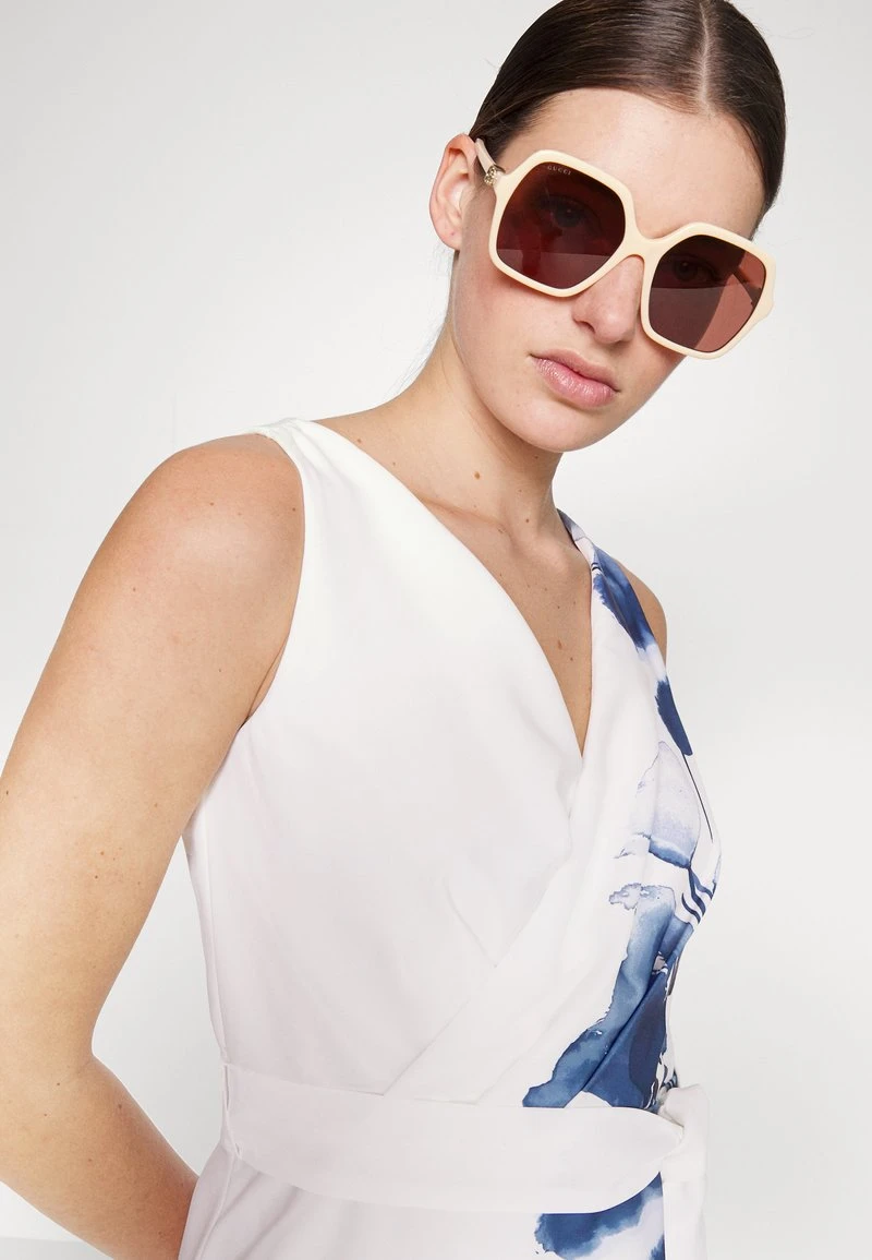 DKNY FLORAL BORDER BELTED DRESS - Cocktailkleid/festliches Kleid - Ivory 4 DKNY FLORAL BORDER BELTED DRESS - Cocktailkleid/festliches Kleid - Ivory – Bild 4