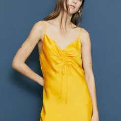 AllSaints ALEXIA DRESS - Cocktailkleid/festliches Kleid - Citrus Orange -Günstiges Fem Glanz Geschäft 48f3c1cda06e4d62808c402c161d88d0
