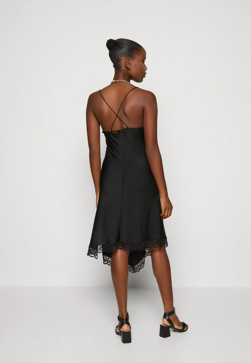 WEEKDAY BONNIE SLIP DRESS - Cocktailkleid/festliches Kleid - Black 3 WEEKDAY BONNIE SLIP DRESS - Cocktailkleid/festliches Kleid - Black – Bild 3