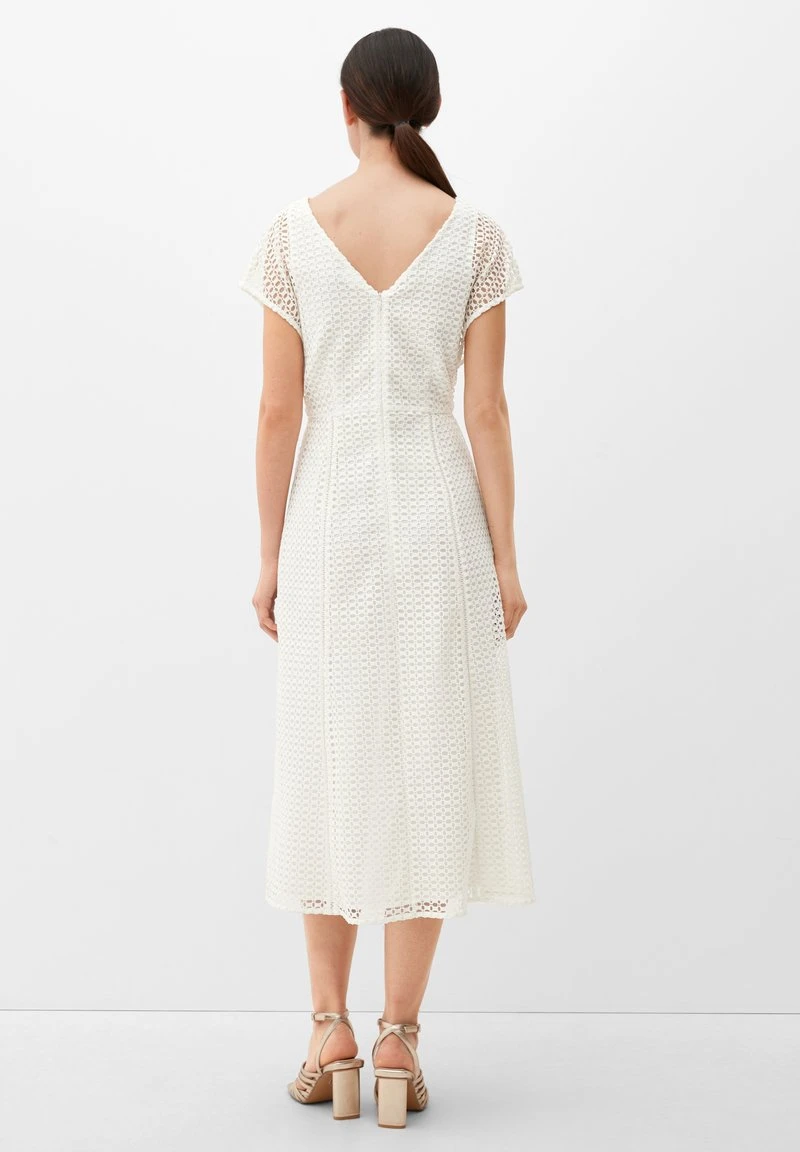 S.Oliver BLACK LABEL EN DENTELLE CROCHETÉE - Cocktailkleid/festliches Kleid - Ecru 2 S.Oliver BLACK LABEL EN DENTELLE CROCHETÉE - Cocktailkleid/festliches Kleid - Ecru – Bild 2