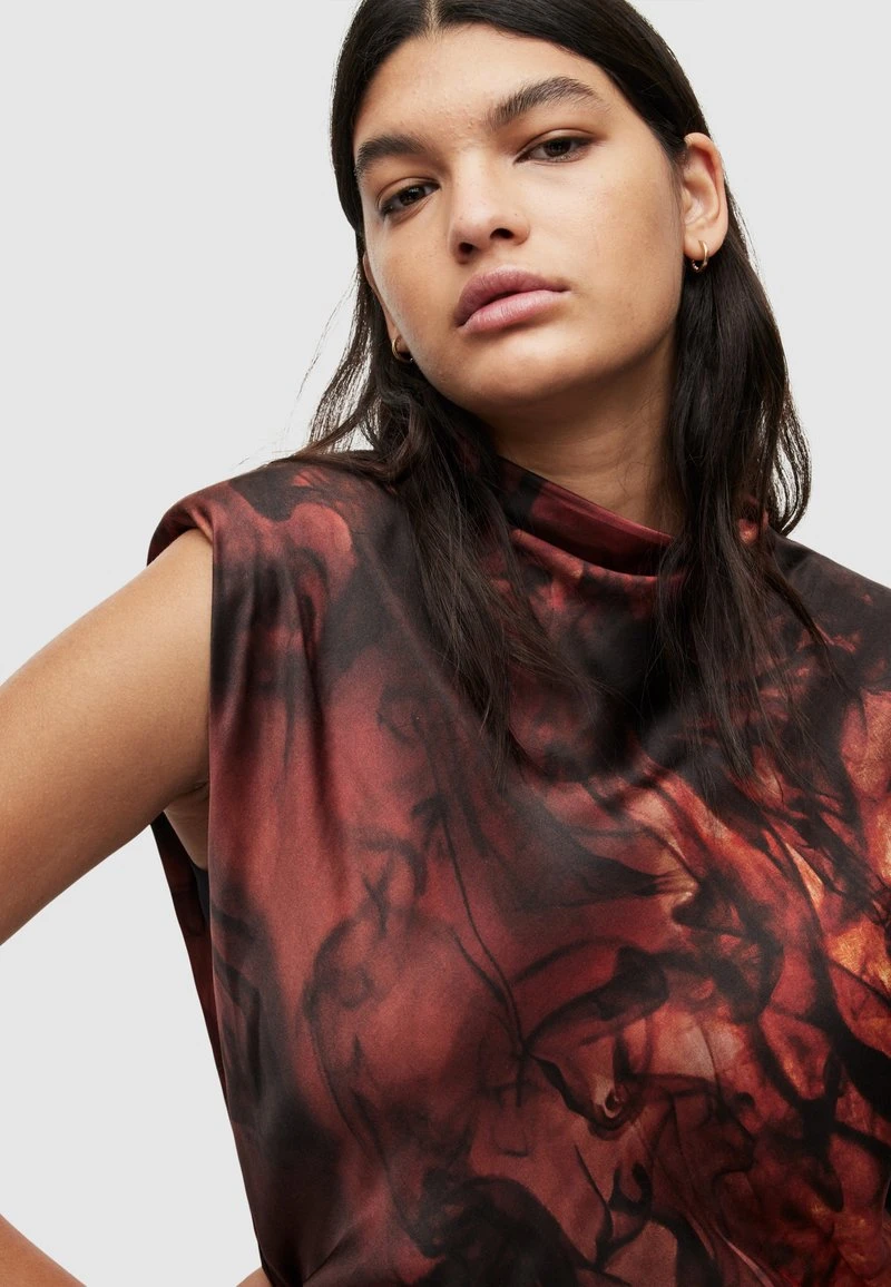 AllSaints ISA CLAUDIA - Cocktailkleid/festliches Kleid - Deep Rust Red 4 AllSaints ISA CLAUDIA - Cocktailkleid/festliches Kleid - Deep Rust Red – Bild 4