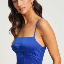 ALANNI - Cocktailkleid/festliches Kleid - Cobalt Blue -Günstiges Fem Glanz Geschäft 4cfbd9606ae04a19b522fb10b0abc3c1