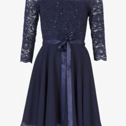 SWING Cocktailkleid/festliches Kleid - Navy -Günstiges Fem Glanz Geschäft 4e32edf391d145749b97a85fdc0aec1f