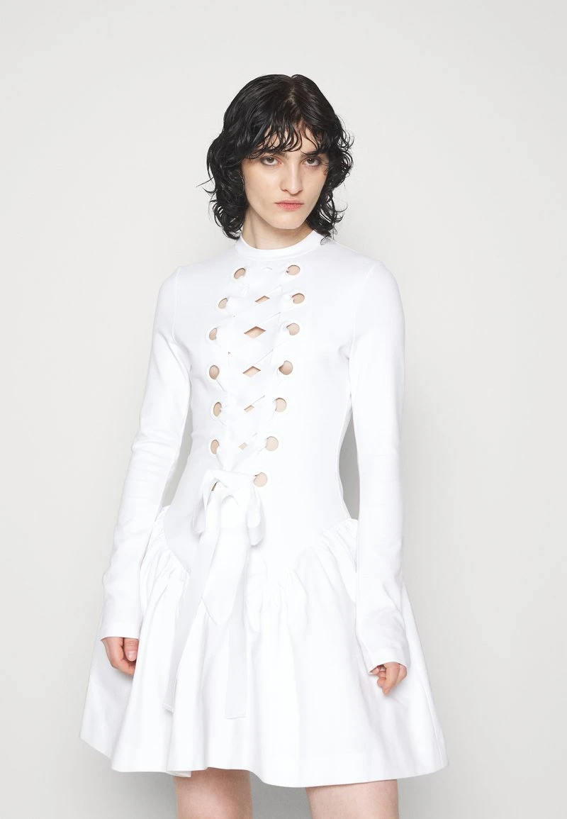 Christopher Kane BOUND CUPCAKE DRESS WITH EYELETS - Cocktailkleid/festliches Kleid - White 4 Christopher Kane BOUND CUPCAKE DRESS WITH EYELETS - Cocktailkleid/festliches Kleid - White – Bild 4