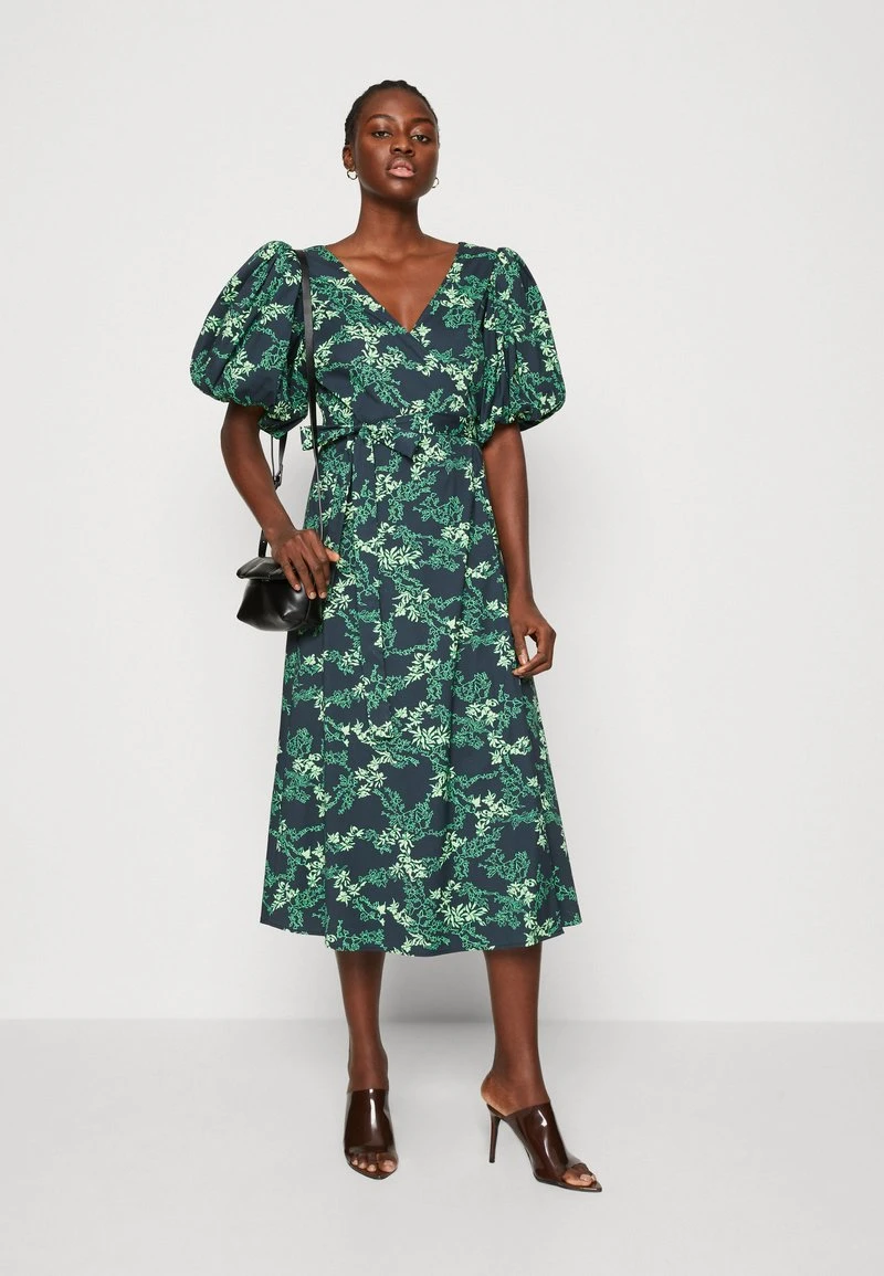 Gestuz OMAIA WRAP DRESS - Cocktailkleid/festliches Kleid - Green 2 Gestuz OMAIA WRAP DRESS - Cocktailkleid/festliches Kleid - Green – Bild 2