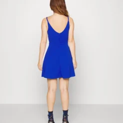 TAN STRAP SKATER - Cocktailkleid/festliches Kleid - Electric Blue -Günstiges Fem Glanz Geschäft 508dbbe454da4f6191c157ef893441c5