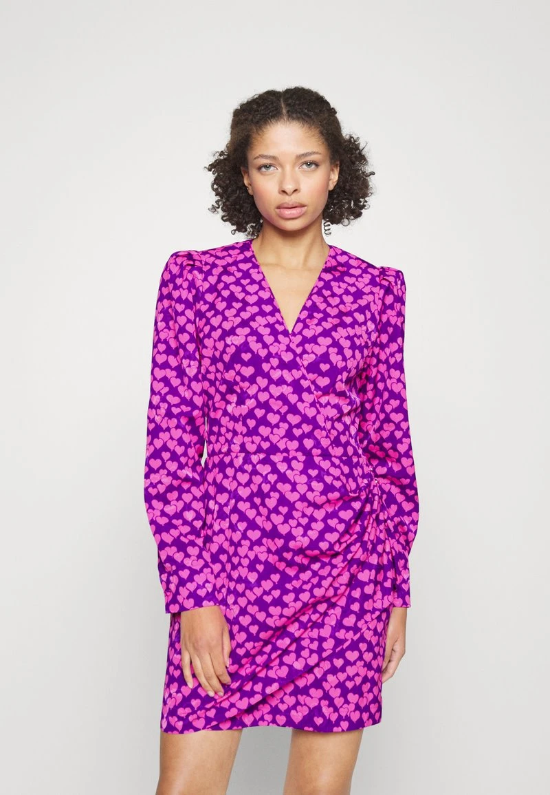 Cras YVONNE DRESS - Cocktailkleid/festliches Kleid - Heartbeats Purple 1 Cras YVONNE DRESS - Cocktailkleid/festliches Kleid - Heartbeats Purple