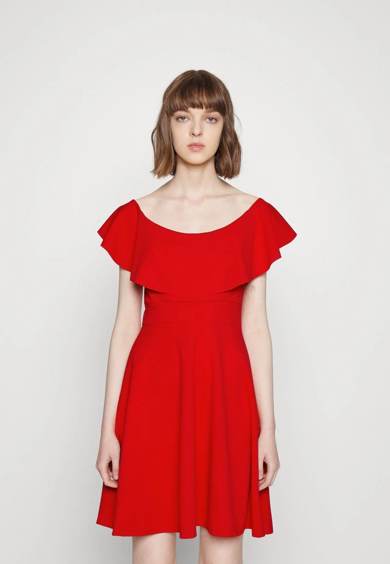 Wal G STACEY SKATER DRESS - Cocktailkleid/festliches Kleid - Red 1 Wal G STACEY SKATER DRESS - Cocktailkleid/festliches Kleid - Red