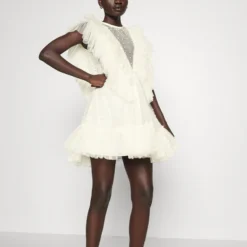 BEADED DRESS - Cocktailkleid/festliches Kleid - Cream White 10 BEADED DRESS - Cocktailkleid/festliches Kleid - Cream White -Günstiges Fem Glanz Geschäft 541b4d9659e0473f9b389e7e5ced2a3d