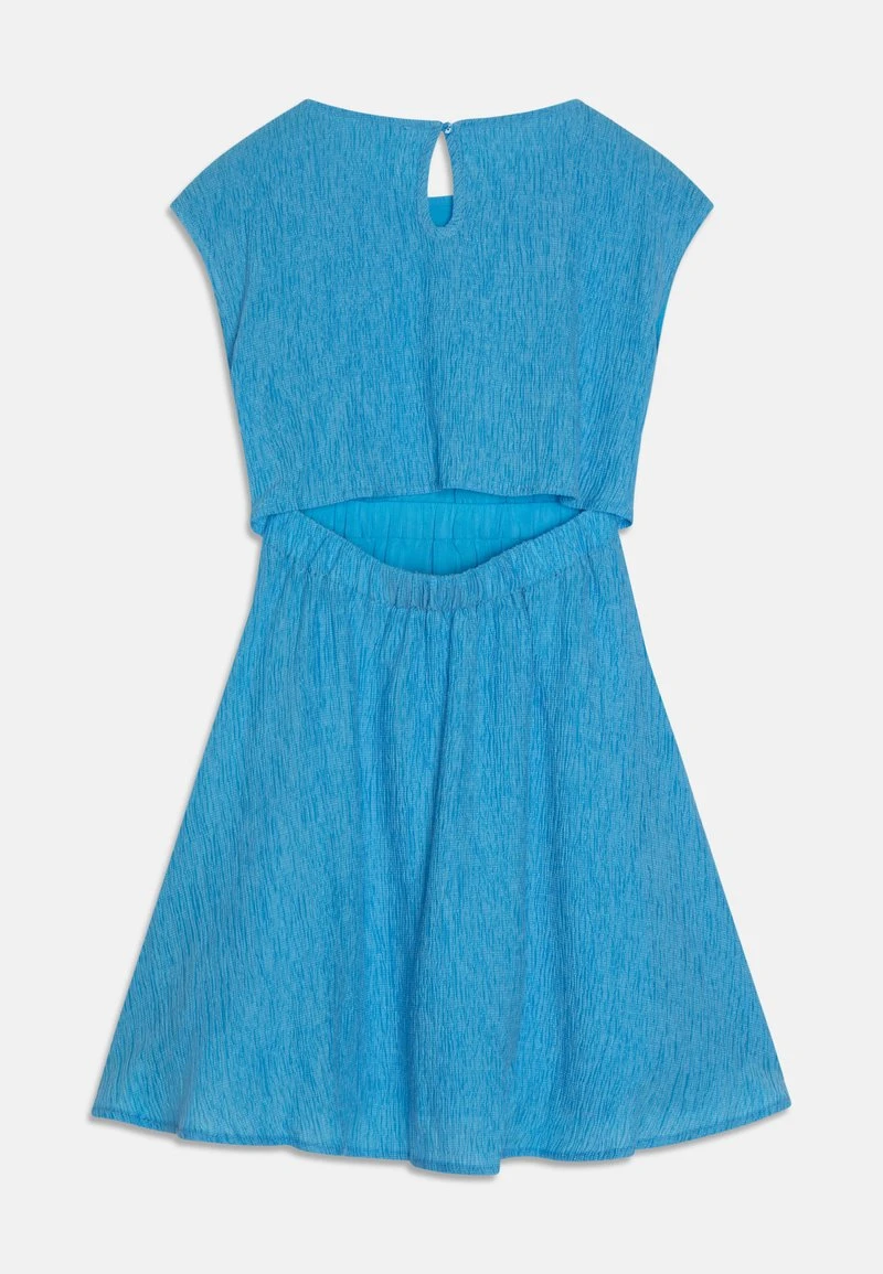 Calvin Klein Jeans CRINKLE FIT FLARE DRESS - Cocktailkleid/festliches Kleid - Blue Crush 2 Calvin Klein Jeans CRINKLE FIT FLARE DRESS - Cocktailkleid/festliches Kleid - Blue Crush – Bild 2