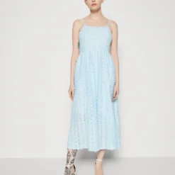 Selected Femme SLFTULLE MIDI DRESS - Cocktailkleid/festliches Kleid - Blue Heron