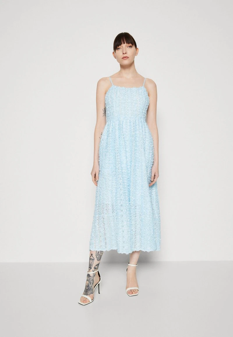 Selected Femme SLFTULLE MIDI DRESS - Cocktailkleid/festliches Kleid - Blue Heron 1 Selected Femme SLFTULLE MIDI DRESS - Cocktailkleid/festliches Kleid - Blue Heron