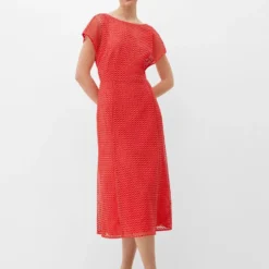 S.Oliver BLACK LABEL EN DENTELLE CROCHETÉE - Cocktailkleid/festliches Kleid - Pink