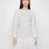 MICHAEL Michael Kors EYELET CUT OUT MINI - Cocktailkleid/festliches Kleid - White