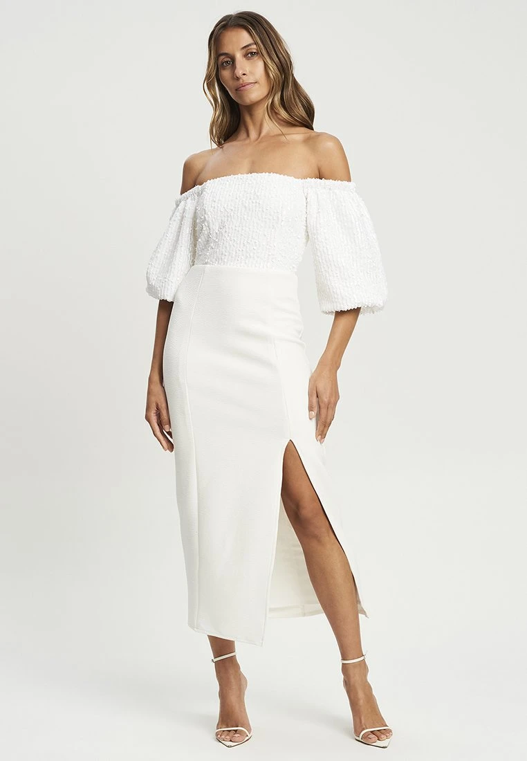 GORDON MIDI - Cocktailkleid/festliches Kleid - White 1 GORDON MIDI - Cocktailkleid/festliches Kleid - White