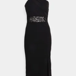 Wal G LEXI LEE ONE SHOULDER MIDI - Cocktailkleid/festliches Kleid - Black -Günstiges Fem Glanz Geschäft 5b07d179ebc74794ac2616c4f52dd38c
