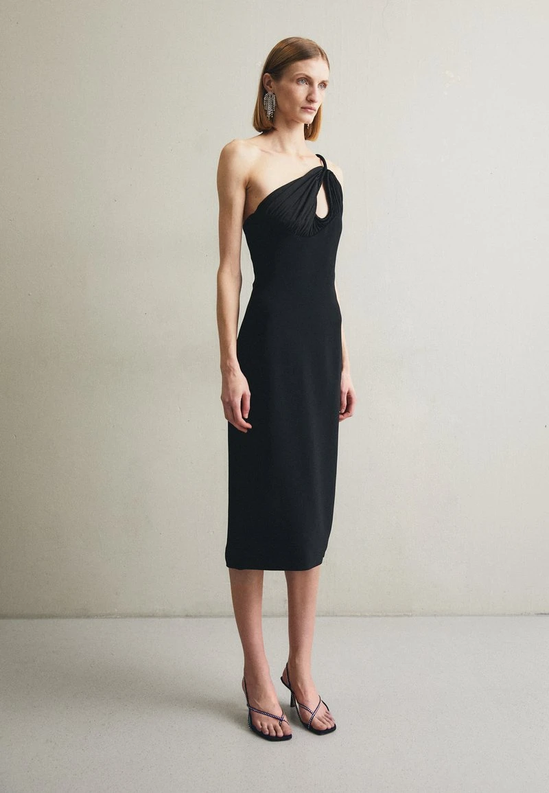 MONICA TWIST BODICE MIDI DRESS - Cocktailkleid/festliches Kleid - Black 4 MONICA TWIST BODICE MIDI DRESS - Cocktailkleid/festliches Kleid - Black – Bild 4