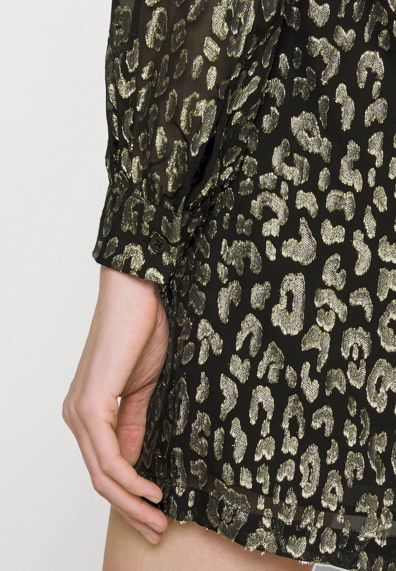 MICHAEL Michael Kors CHEETAH MINI - Cocktailkleid/festliches Kleid - Black/gold-coloured 6 MICHAEL Michael Kors CHEETAH MINI - Cocktailkleid/festliches Kleid - Black/gold-coloured – Bild 6