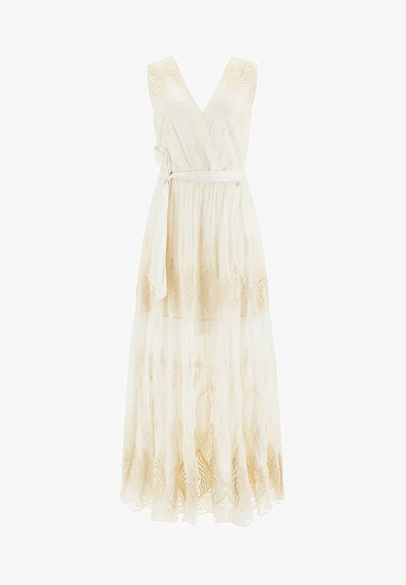 Guess LANGES BESTICKTES - Cocktailkleid/festliches Kleid - Weiß 4 Guess LANGES BESTICKTES - Cocktailkleid/festliches Kleid - Weiß – Bild 4