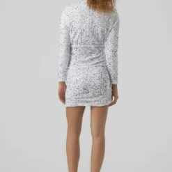 Vero Moda Cocktailkleid/festliches Kleid - Bright White -Günstiges Fem Glanz Geschäft 5ffebc91043b4aed8e78a76c64309b98