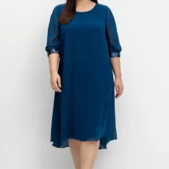 Sheego ABEND - Cocktailkleid/festliches Kleid - Blau -Günstiges Fem Glanz Geschäft 603bc61871154874849b9e2ab2bea179 1